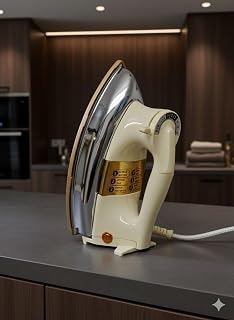 Ritayedet ECW2 1000W Quick Heating Dry Iron for Clothes, Automatic Temperature Control, Lightweight Electric Iron Box for Home Use with Mask, Green - Party Favor, Gift Jars (rhino gold)