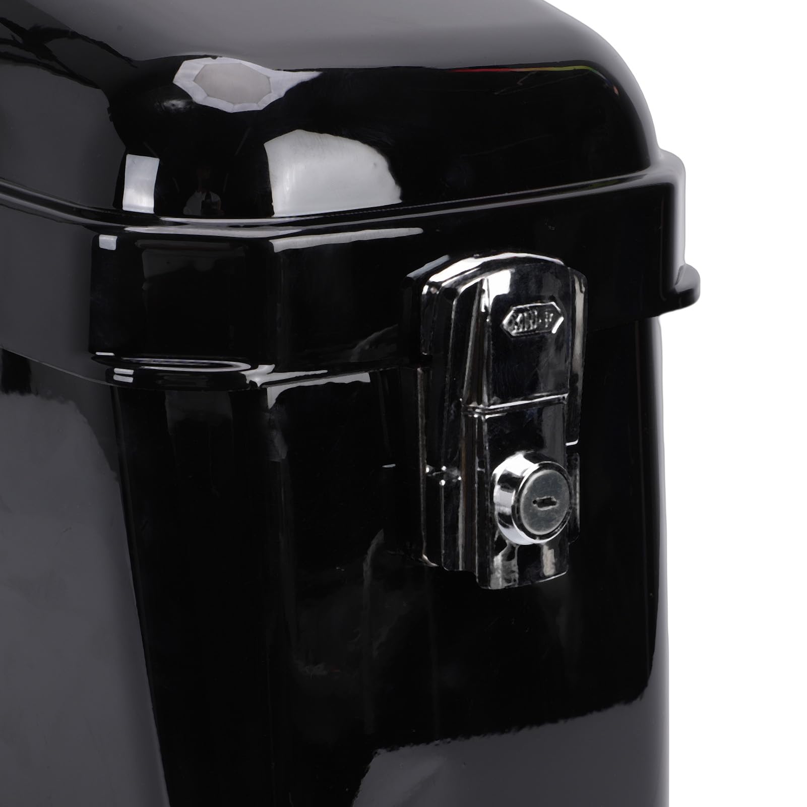 Aramox 1 par de Alforjas Duras para Moto de 45L con Kit de Montaje de Revestimiento de Bloqueo Caja de Almacenamiento Lateral Universal para Maletero de Motocicleta de Plástico ABS