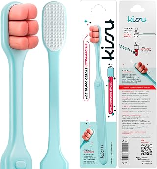 Kissu Escova de Dente Ultra Macia Azul Claro