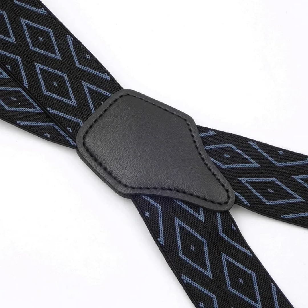 Bretelle Suspender Gentleman Side Carry Pants Strap Driver Side Clip Design Cintura in Vita Bretella da Uomo alla Moda