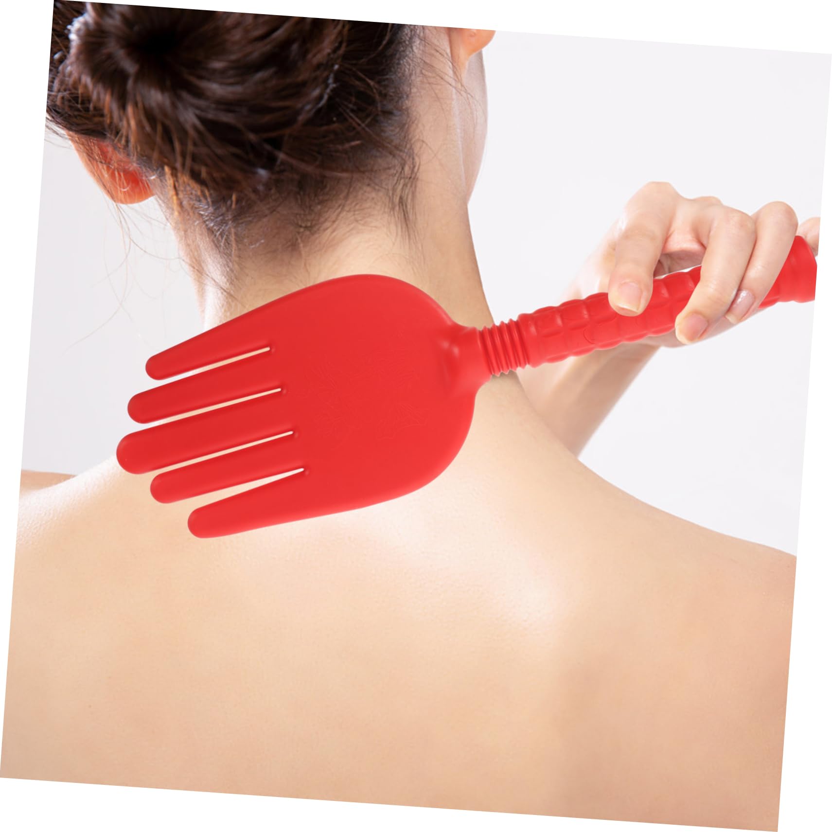 BESTYASH 4 Stück Praktischer Handmassager mit Fingerdesign Schulter und Nackenmassagegerät für Hause Büro Ergonomischer Massage Pats für Beine und Füße Rutschfester