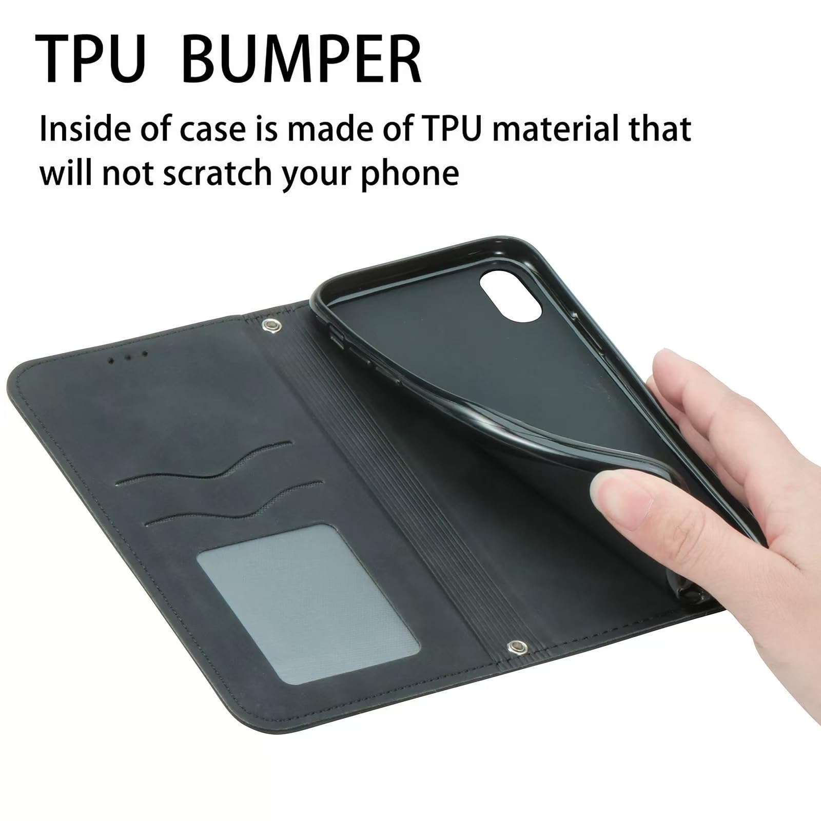 Case For Oukitel C51 Skin Feel Magnetic Flip Leather Phone