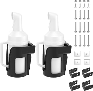 Panglong Universal No-Drilling Golf Cart Sand Bottle with Handle 1 or 2 PCS, 35oz Large Capacity Sand Bottle Suitable for Yamaha, Club Car, EZGO Models
