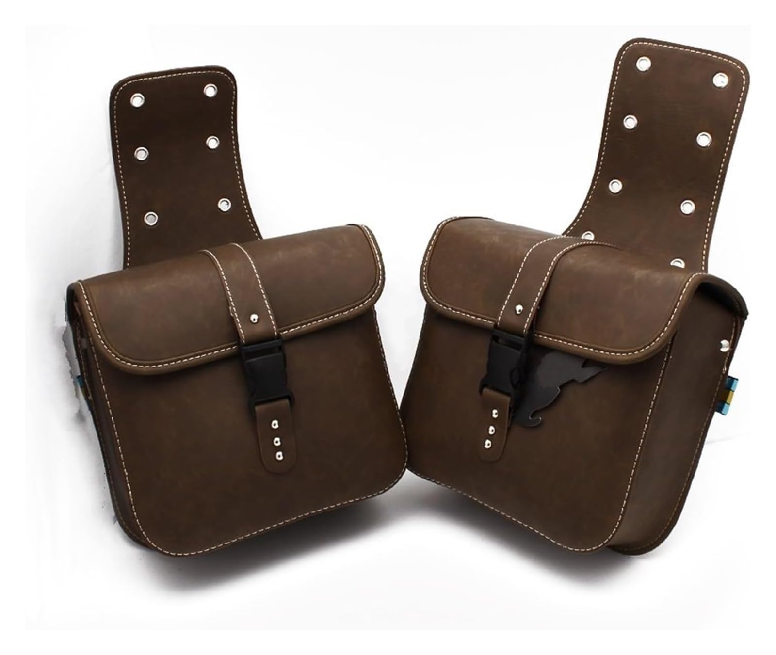 Bolsa Trasera para Motocicleta para Bolsa Cola Sillín Motor Bolsa Motocicleta Bolsa Motocicleta Bolsa Herramientas Laterales Equipaje Motocicleta Bolsa Sillín Cuero PU