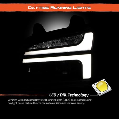 Miniatura 9 de AKKON - Compatible con faros delanteros Kenworth T880 Clase 8 para camiones Full LED DRL Switchback 2019 lámparas cromadas para conductor izquierdo