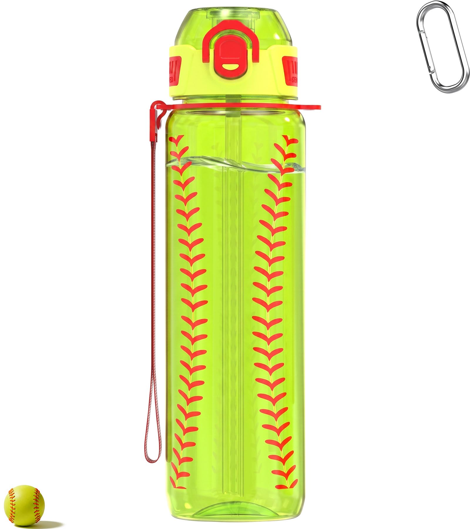 MYFOREST Sport Trinkflasche 1L, leichtes Tritan, Schnellöffn