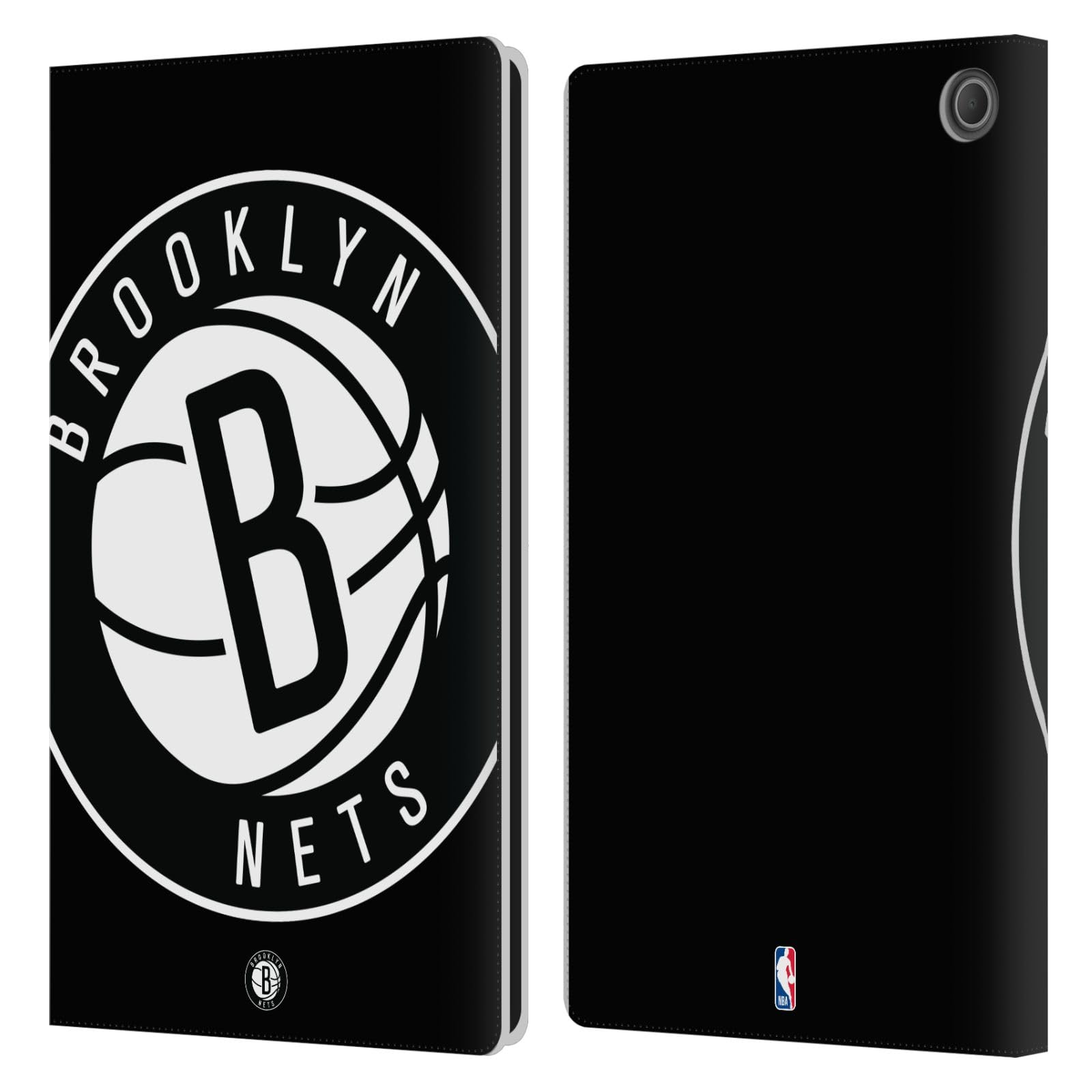 Amazon Fire Max 11 2023 étui portefeuille en cuir surdimensionné Brooklyn Nets - 7