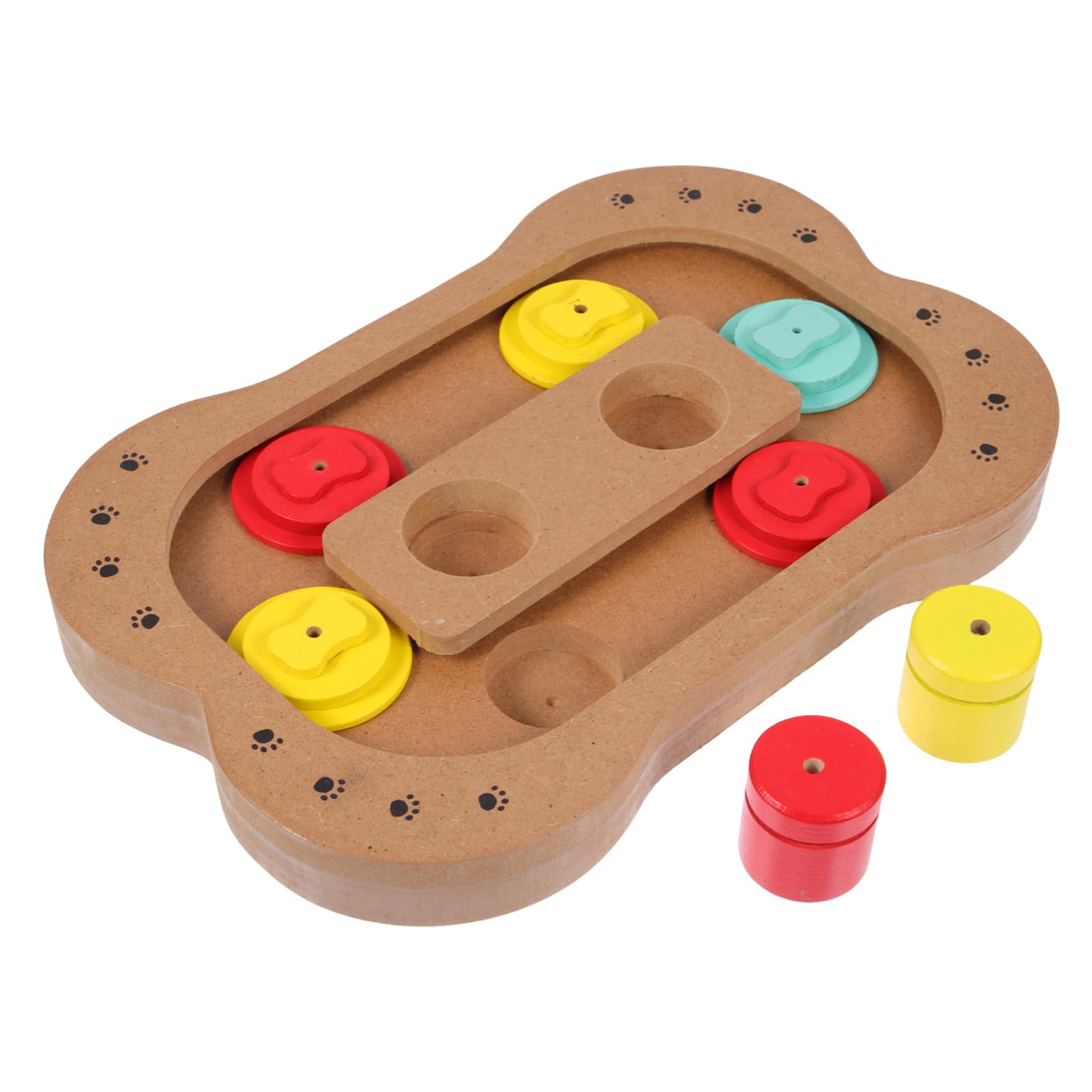 Langsamfutterspielzeug in Knochenshape Interaktives Futterspiel für Hunde zur Darmgesundheit
