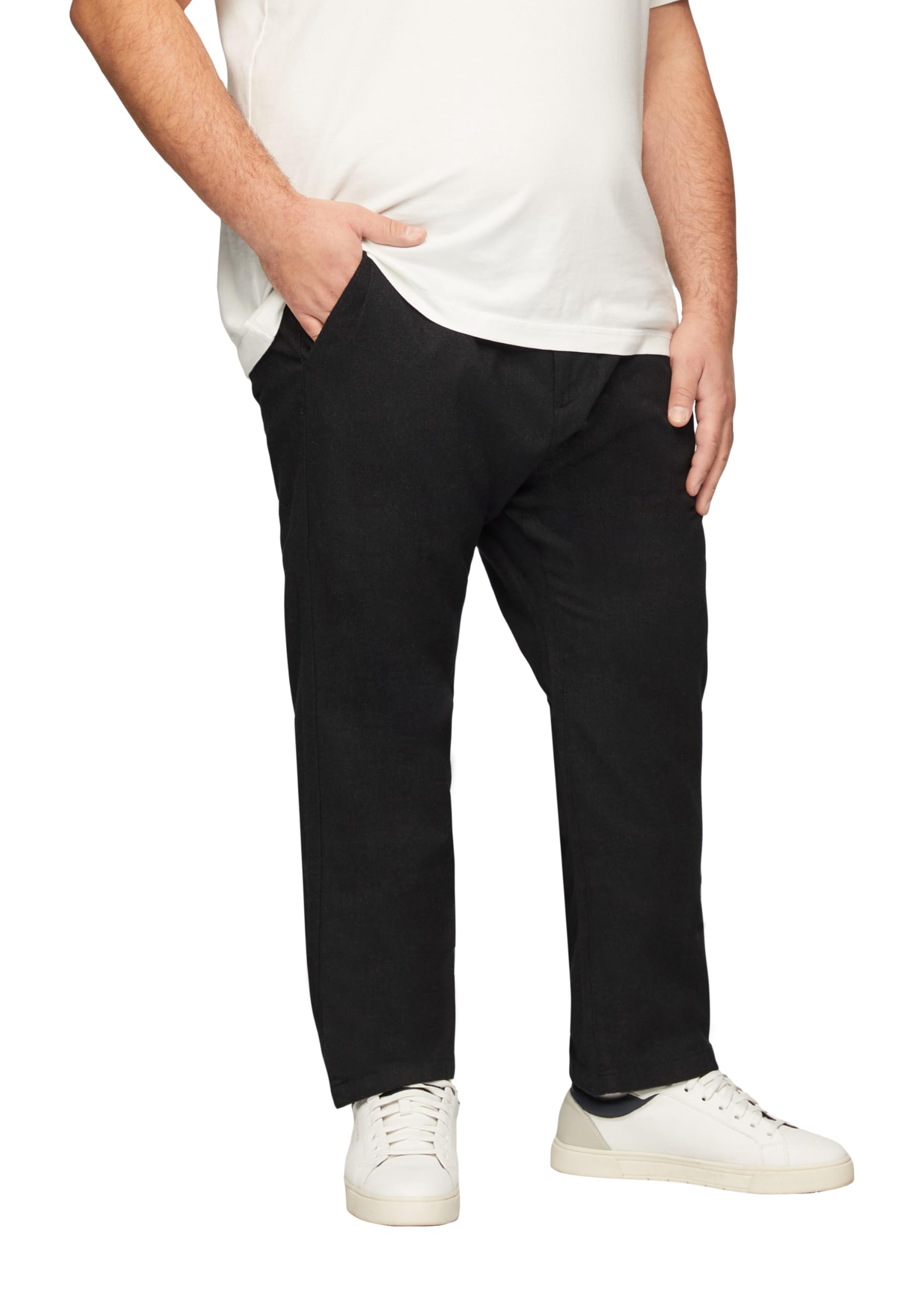 s.Oliver Regular: Jog-Chino mit Webstruktur