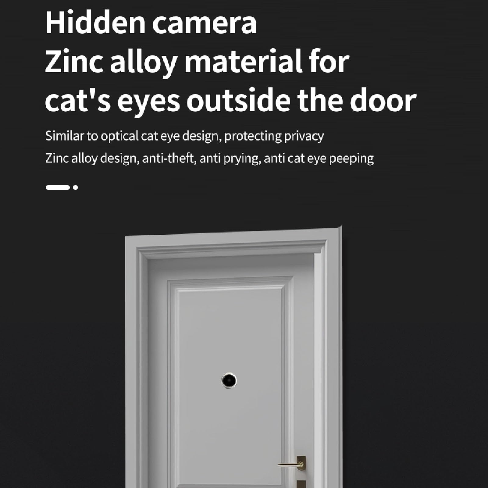 Spioncino Digitale, Telecamera 1080P con Display da 4,3 Pollici, Videocitofono con Rilevamento Movimento e Visione Notturna per Controllo e Sicurezza della Porta d'Ingresso