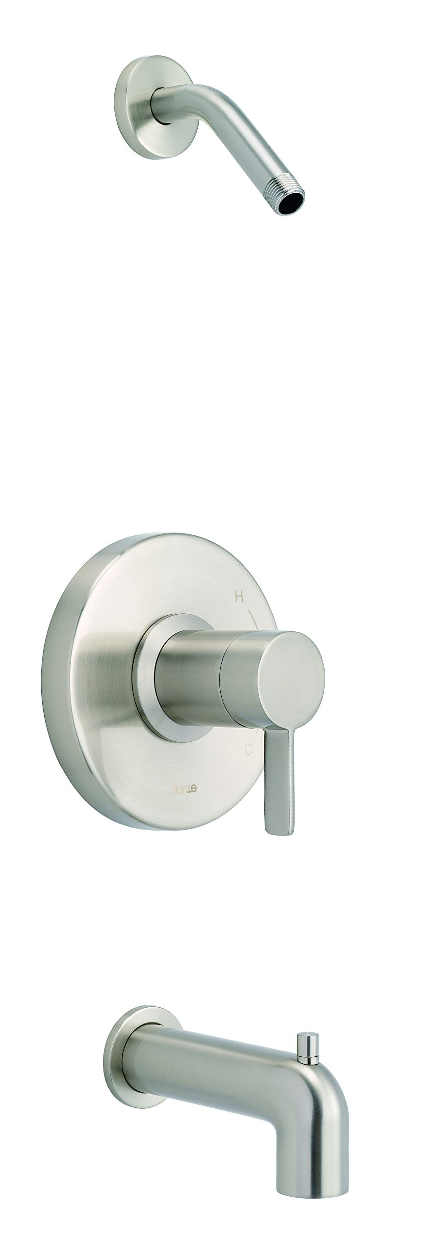 Gerber D520030LSBNTC garniture haut de gamme en nickel brossé pour douche moderne