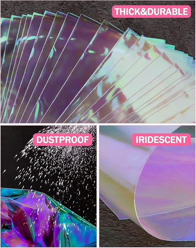 Sac friandise transparent irisé pour protéger et décorer les biscuits de fête