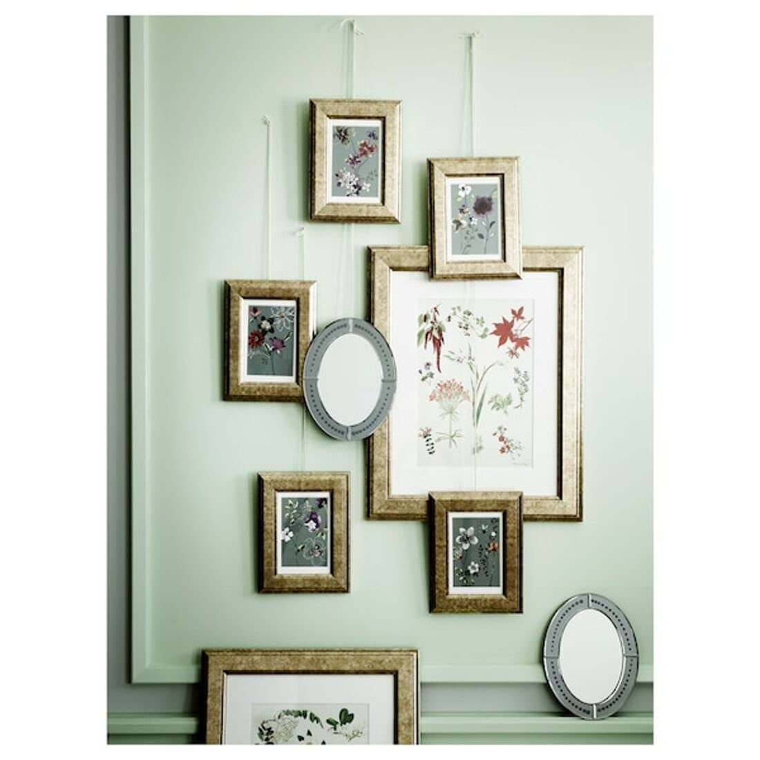 IKEA VIRSERUM Frame, gold-color, 30x40 cm (11 ¾x15 ¾) : Amazon.in