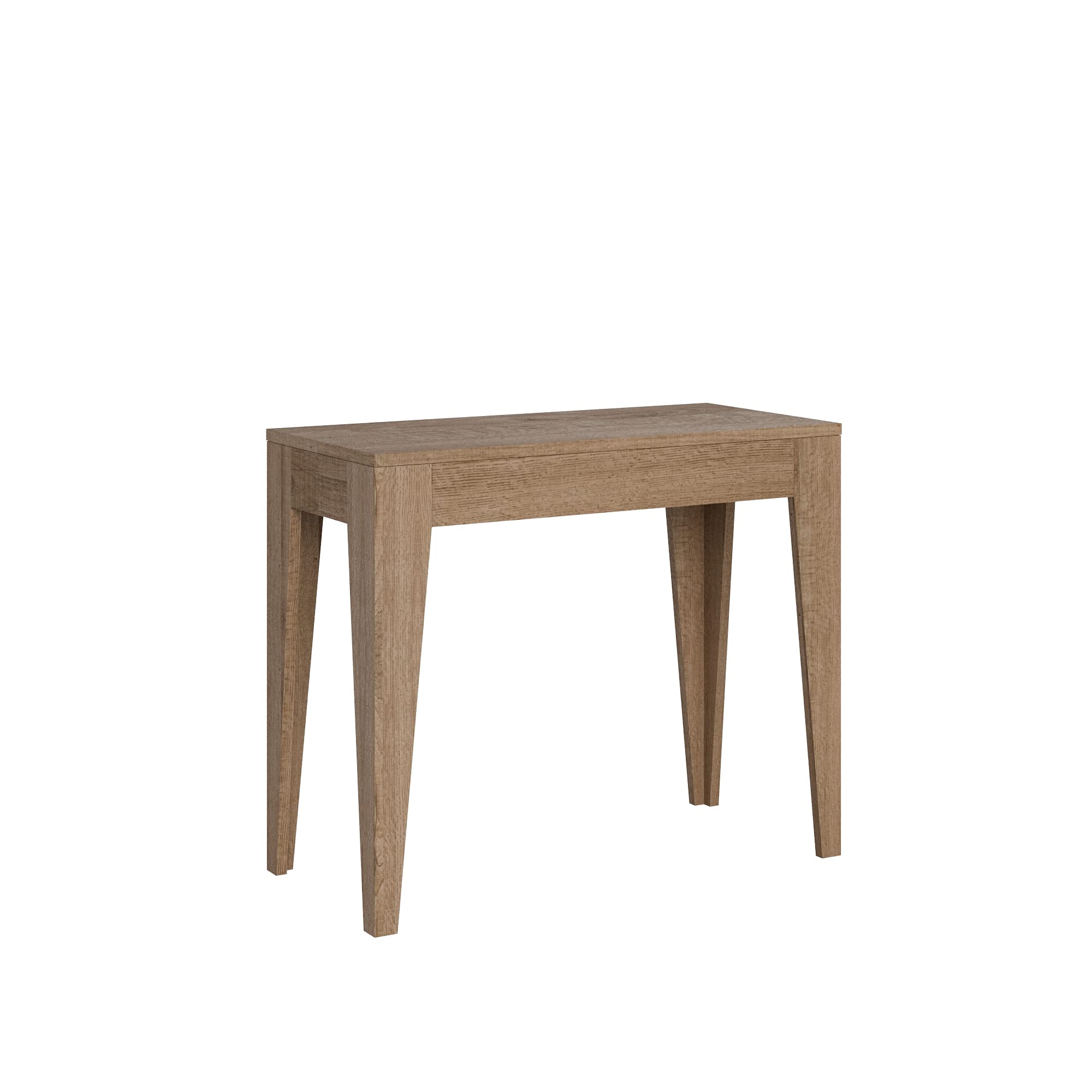 Consola Isotta Small Itamoby 90x42 cm extensible en acabado roble naturaleza para salones modernos
