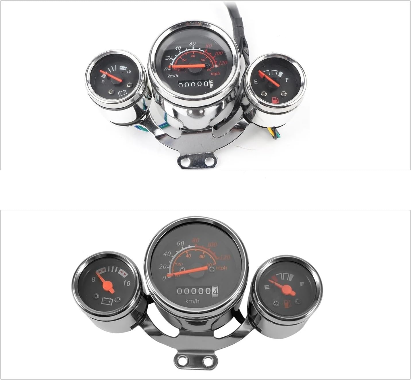 Motorcycle Odometer Gauge Motorcycle Instrument Digital Tachometer Tachometer Odometer Meter Gauge Kit Motorcycle Voltmeter Fuel Gauge Accessorie
