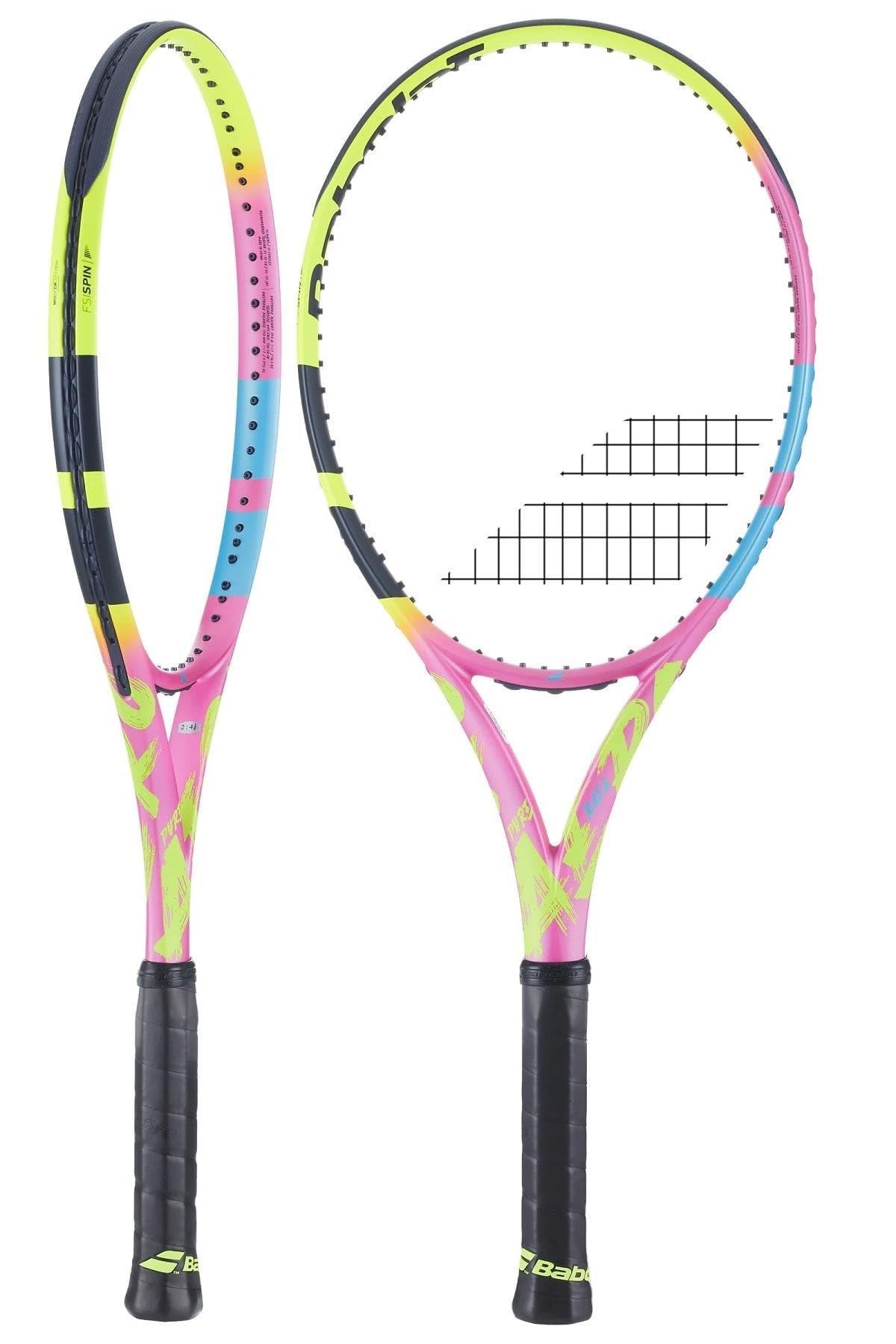 Babolat PURE AERO RaFa 【美品】 Babolat Unisex Babolat Pure Aero Rafa 290 Jaune Rose Bleu Tennis