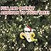 Cool Banana Christmas Tree Ornament, Funny Hanging Seasonal Decoration, 3.75 Inches