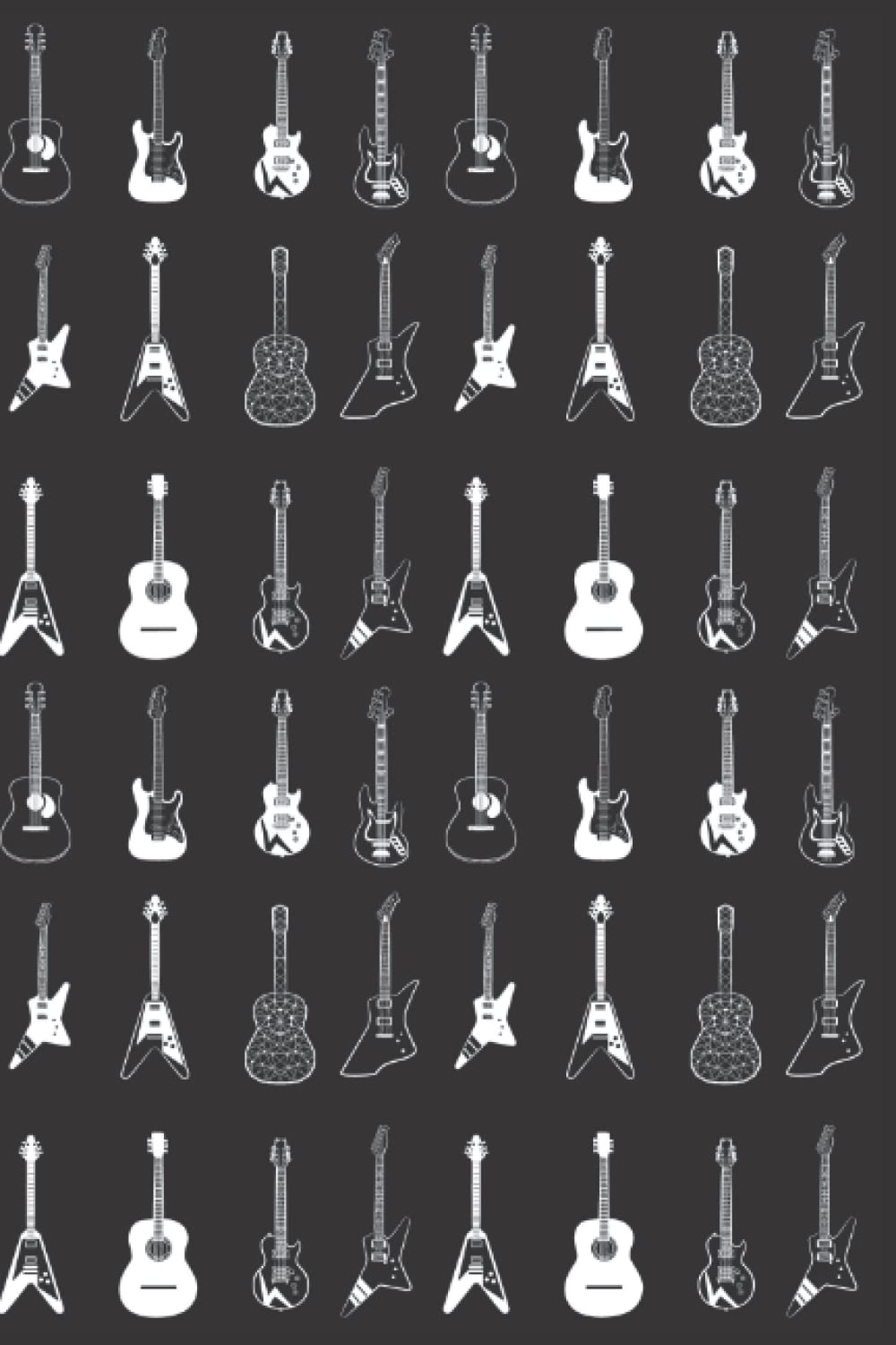 Guitar Lover Notebook: Gifts for Guitar Players, Music Lovers, Lined Notebook
