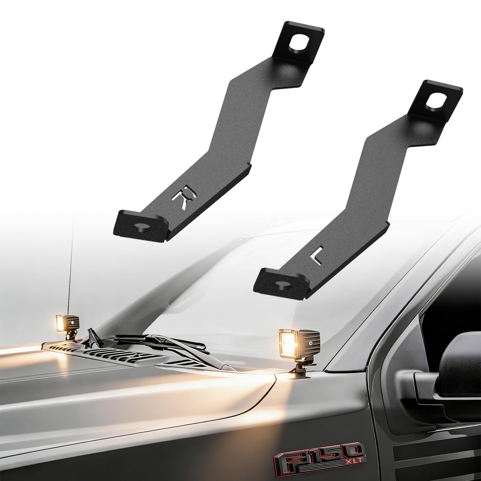 Photo 1 of T-TOP WLS Hood Mount Light Brackets for Ford F-150