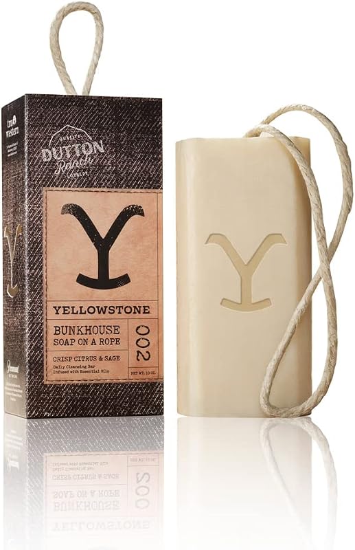Sabonete em barra artesanal Tru Fragrance Beauty Yellowstone Bunkhouse, Crisp Citrus & Sage, 283 g