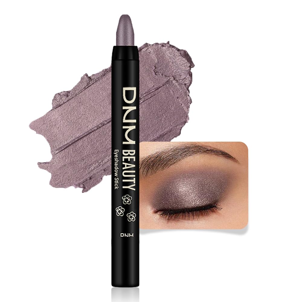 evpctSmoky Amethyst Shimmer Cream Eye Shadow Brightener Sticks Set for Eyes, Smoky Shimmery Matte Pencil Eye shadow Applicator Stick Pen Palette Makeup Waterproof sombras en crema para ojos 24#