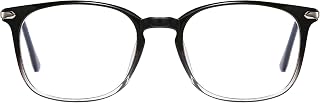 Óculos Anti Luz Azul Retângulo Fozoco Eyewear Para Computador Celular e Games - Berlim (Cinza)