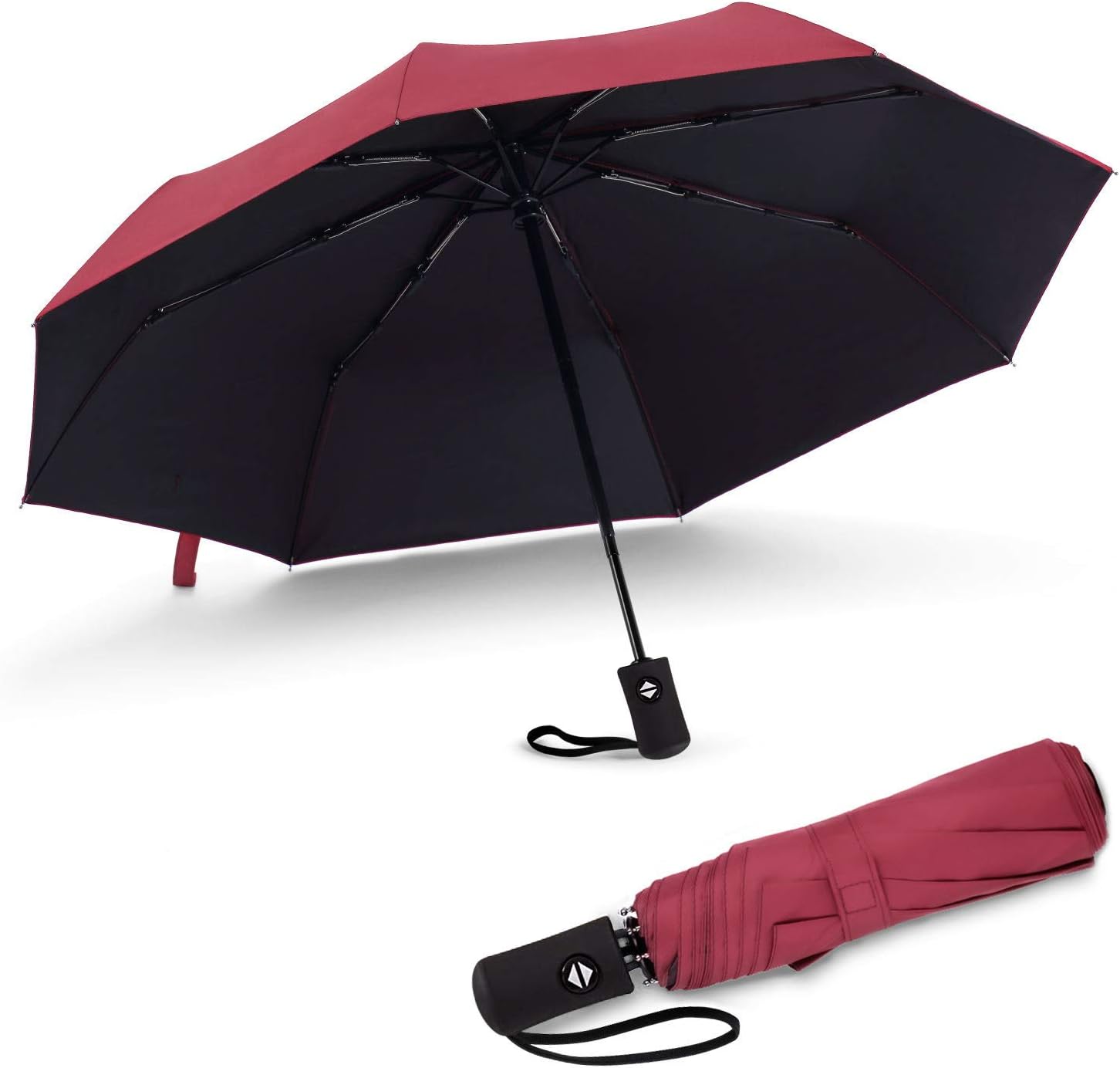 Jiguoor Women's Folding Umbrellas, Windproof, Storm, Travel, Small, Automatic Umbrella, Home, Robust for Men and Women