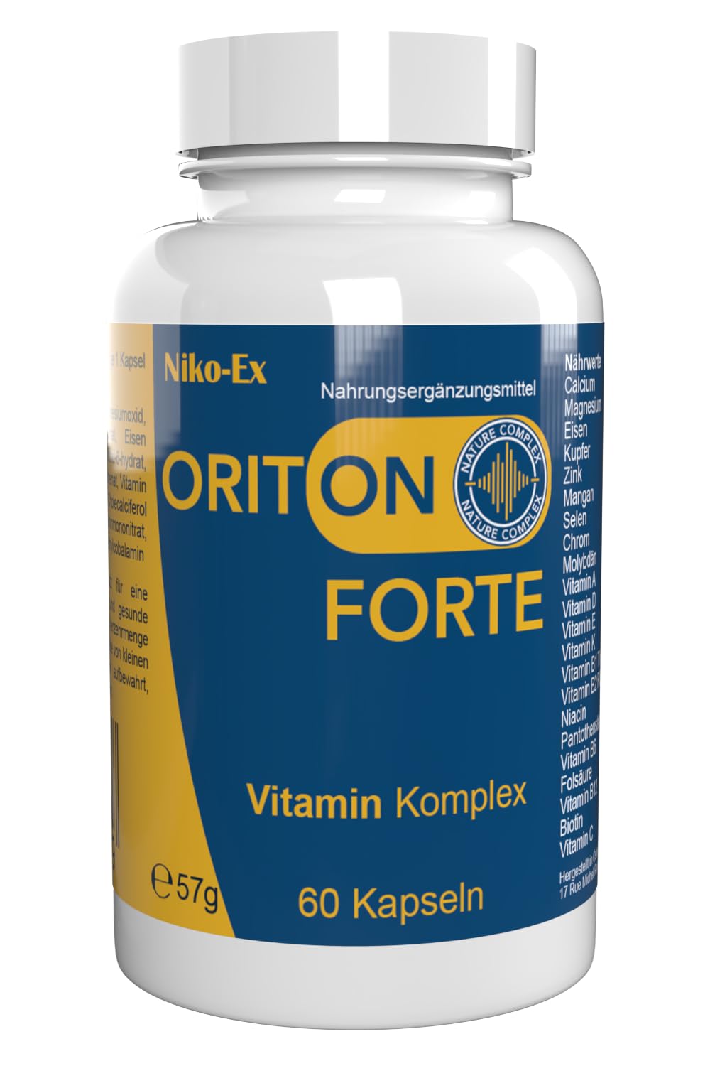 Oriton Forte - 60 Cápsulas