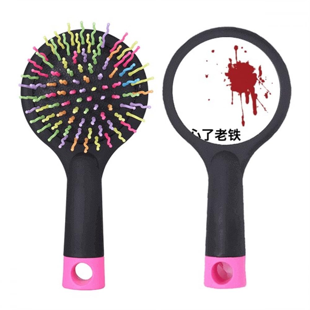 Chinese Online Joke Best Friend Hurt Me Salon Detangling Hair Brush Cushion Base
