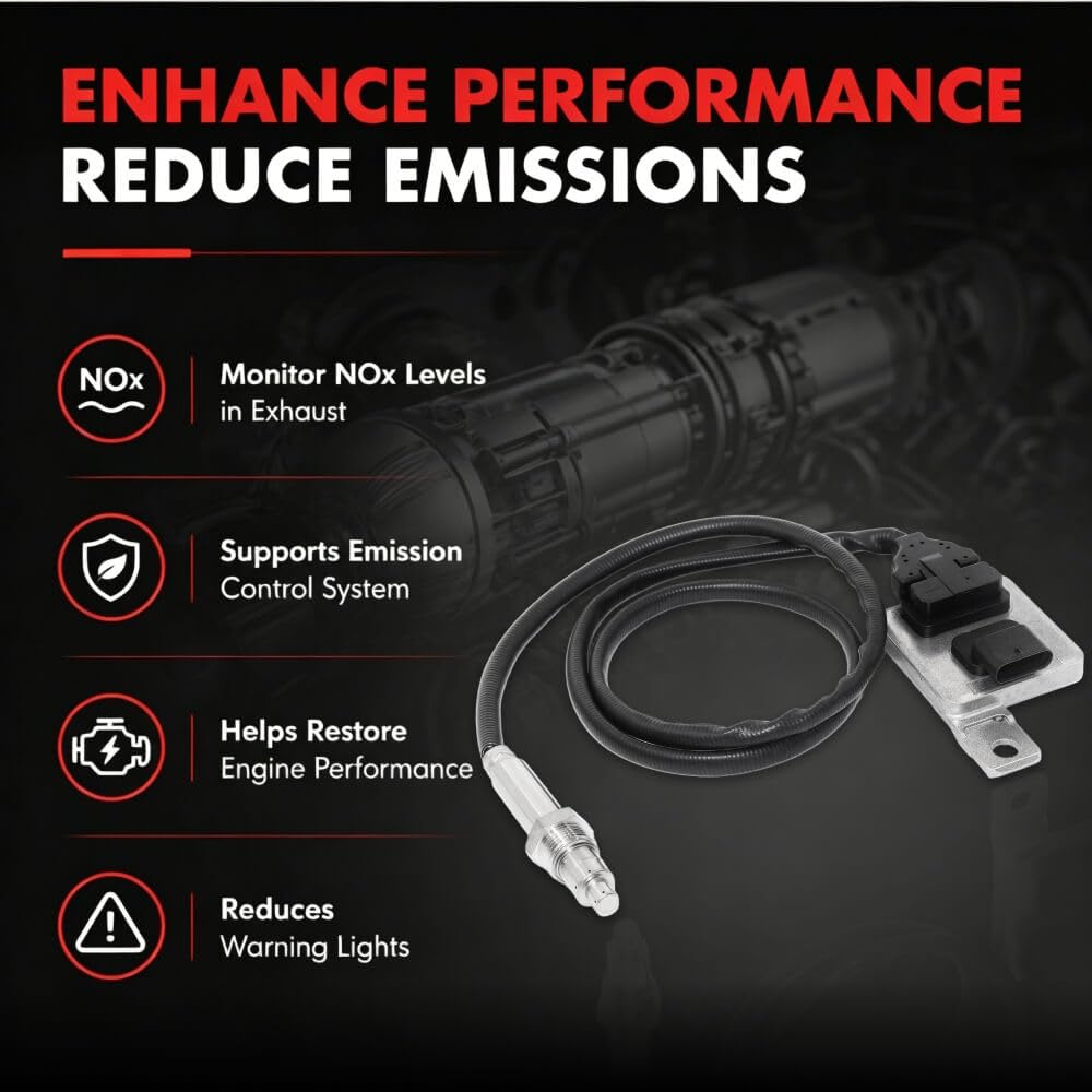 8K0907807E NOx Sensor Compatible with VW Passat 2.0L L4 TDI 2012-2015 | Replace OE# 03L907807AD 03L907807AF 8K0907807C 5WK96688