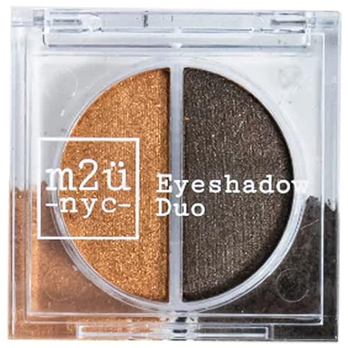 M2U NYC EyeShadow Duo juego de sombras de ojos varios tonoscolores paleta de sombras de ojos de maquillaje 2 colores por juego punto verde dorado