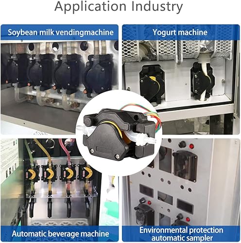 Miniatura 7 de Bomba peristáltica 313KB Pequeño Líquido Dosificación Bombas de Grado Alimentario Bomba dosificadora 12v 24v para máquina de café Bomba peristáltica