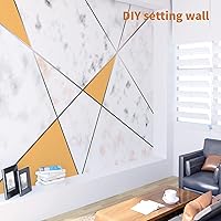 Vista 8 de Wowstar Moldura de 10 pies para despegar y pegar, moldura para paredes, bordes, marcos de ventanas, azulejos de salpicadero, moldura flexible