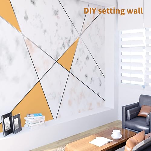 Miniatura 8 de Wowstar Moldura para despegar y pegar de 30 pies, moldura para paredes, bordes, marcos de ventanas, azulejos contra salpicaduras, borde flexible y