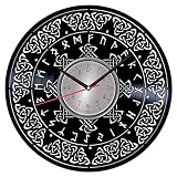 Celtic Symbol Vinyl Wall Clock - Home Decor Him Her Birthday Christmas Anniversary - Themed Clock fo