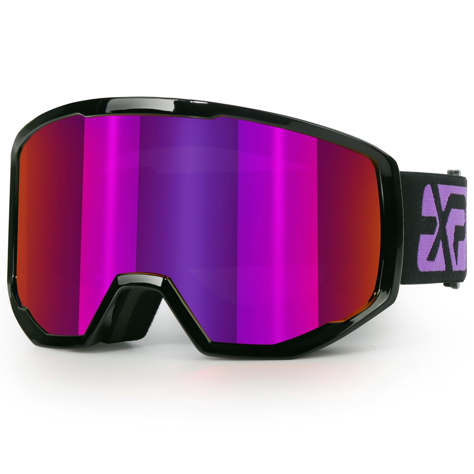 Over-Glasses Ski/Snowboard Goggles for Men Women, Interchangeable Foam