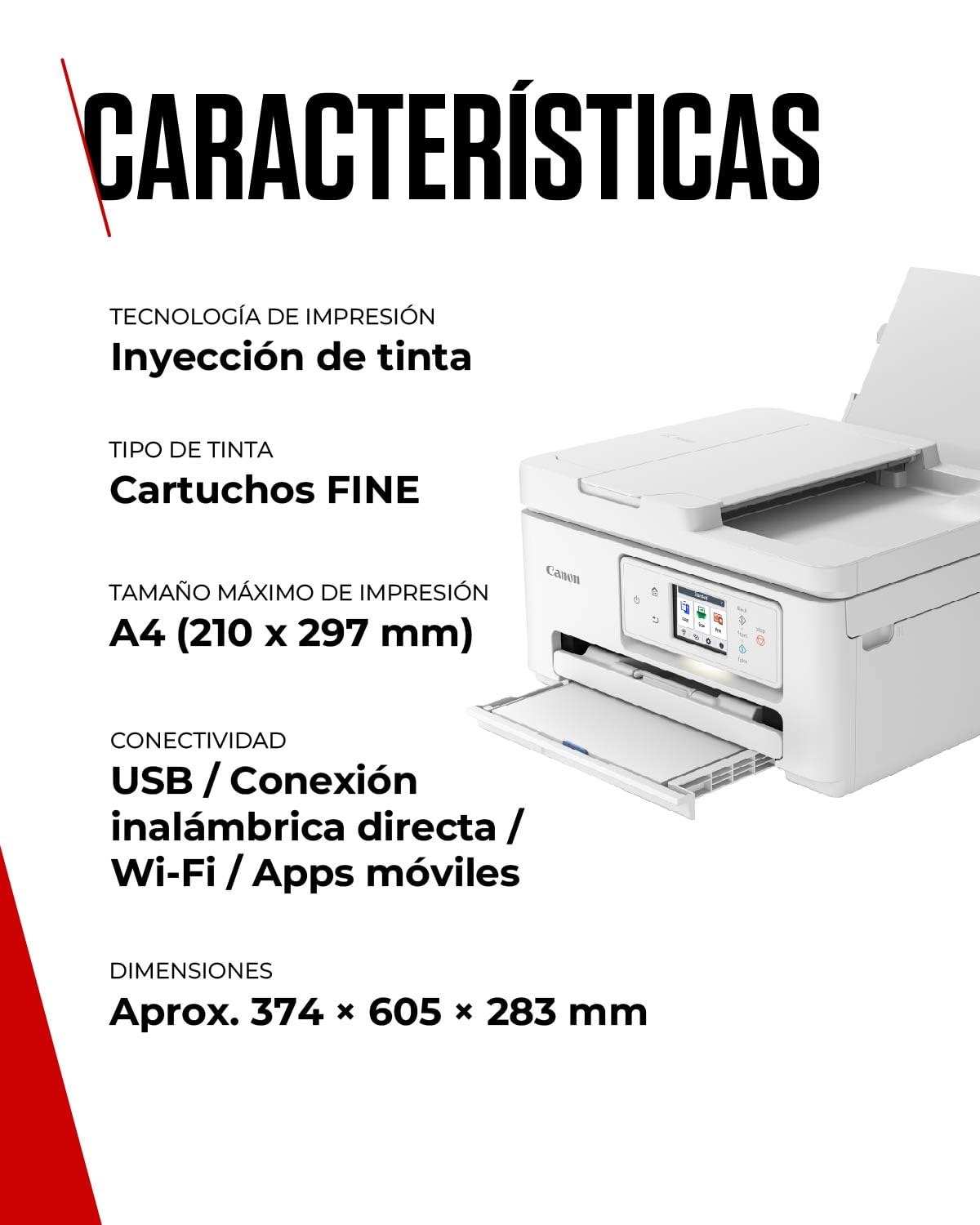 Canon PIXMA TS7750i – Impresora Multifunción, Copiadora y Escáner para Uso Doméstico | Conexión Inalámbrica Desde tu Smartphone | con PIXMA Print Plan