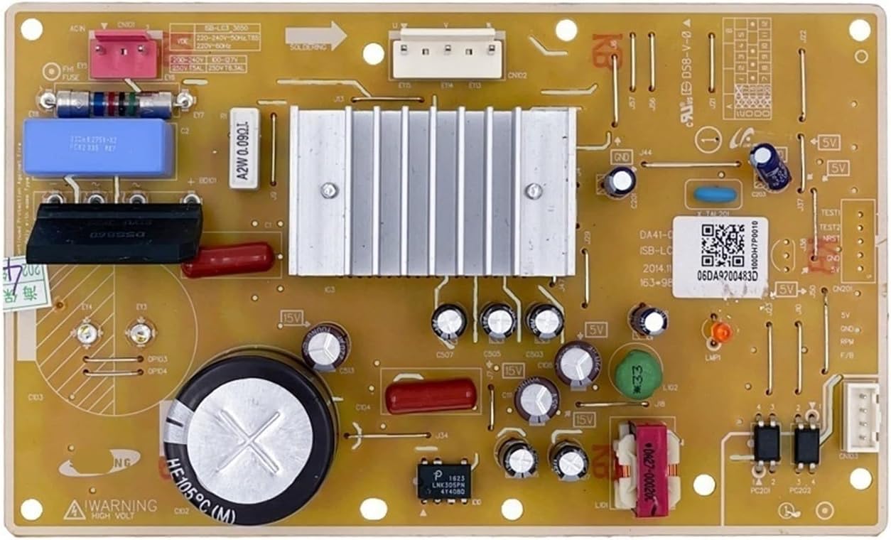 Refrigerator Control Board,Compatible for Samsung, DA92-00483D Circuit PCB DA41-00822A Fridge Motherboard Freezer Board,Refrigerator Inverter Refrigerator Control Board,Compatible for Samsung, DA92-00483D Circuit PCB DA41-00822A Fridge Motherboard Freezer Board,Refrigerator Inverter