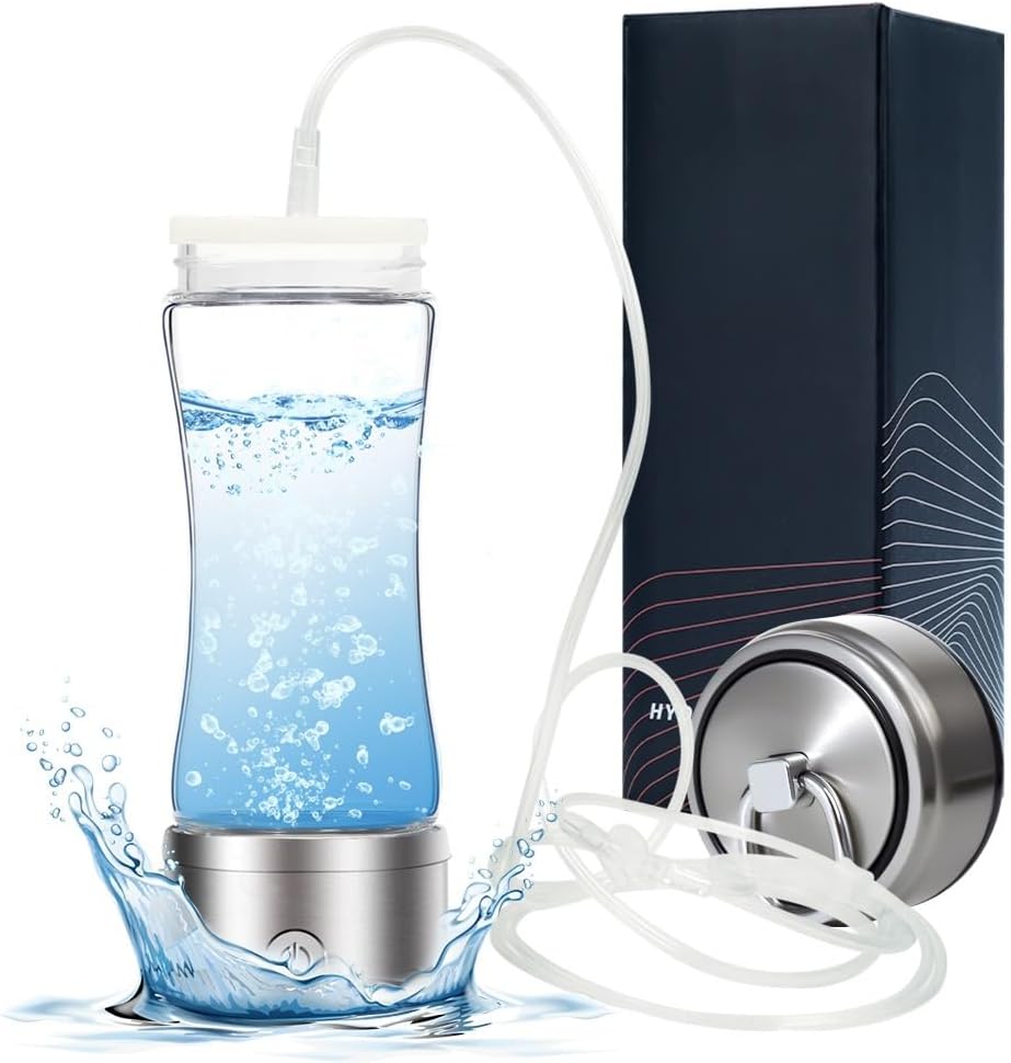 鼻ホース付き 水素水 ボトル 水素 水素吸入器 酸素吸入器 水素水生成器 高濃度 オゾン水 炭酸 高濃度飲用水素水 貼る水素 水素発生剤 水素濃縮水 カップ 操作と持ち運びが簡単 (第5世代)
