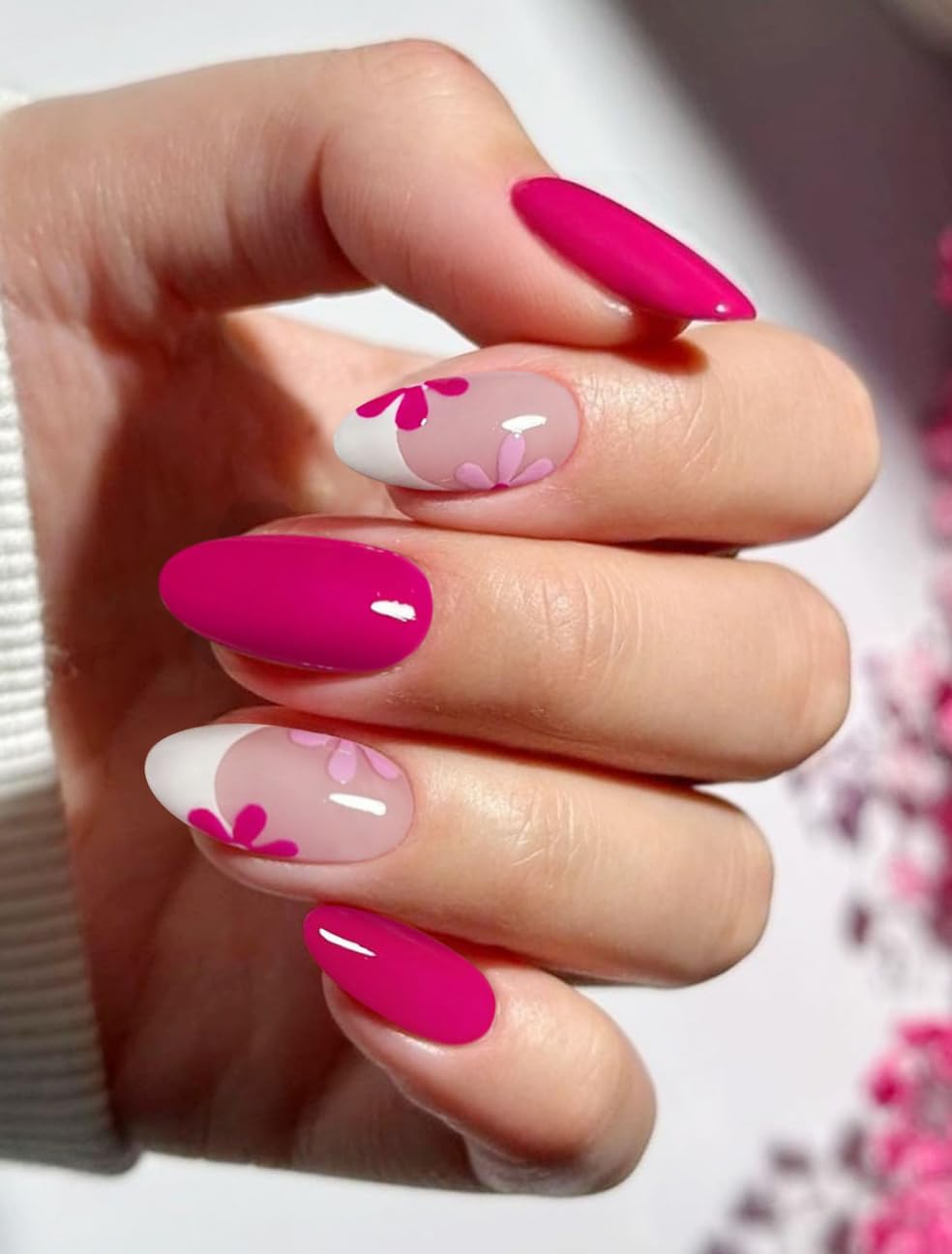 JMEOWIO French Manicure Gel Sticker UV Nail Wrap Nagelsticker