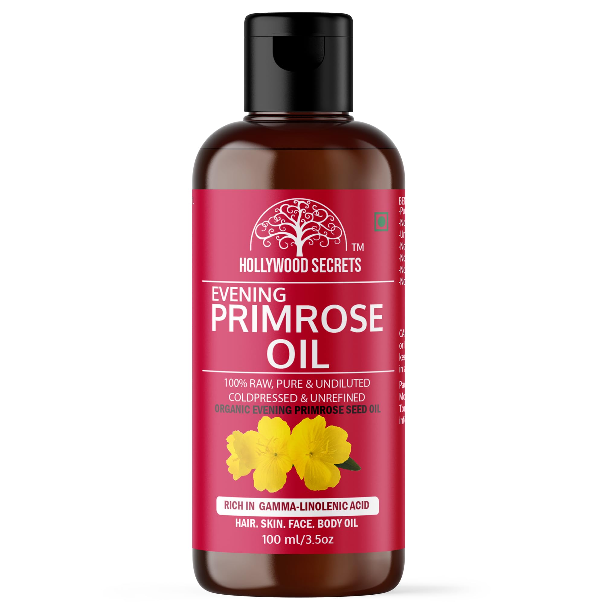 Hollywood Secrets Evening Primrose Oil Pure Cold Pressed 100ml