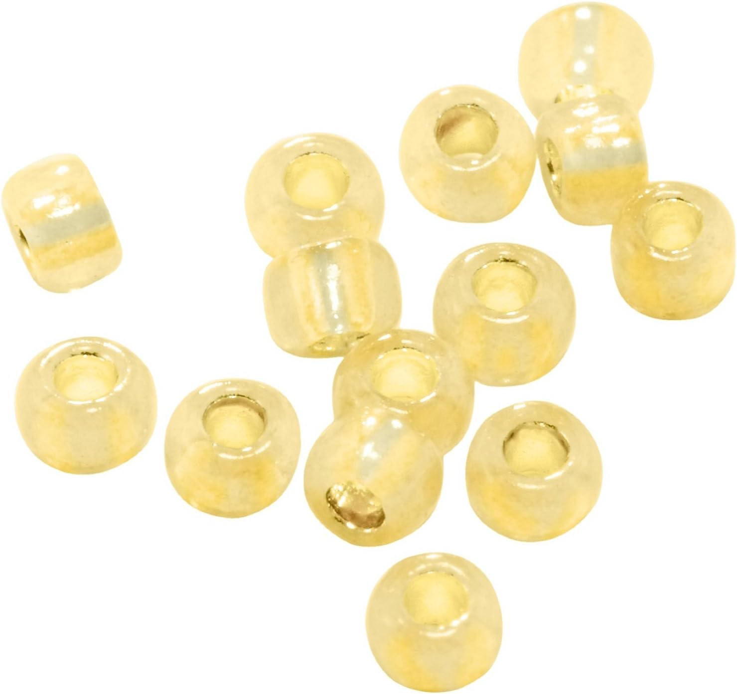 TOHO Round Small Beads Rose Pack Beads, Outer Diameter Approx. 0.09 inches (2.2 mm), No.801, 1 Box (5 Pack)