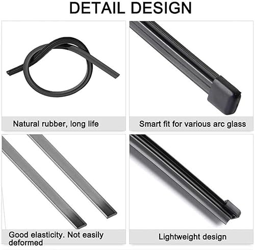 Miniatura 2 de HESSEH Limpiaparabrisas trasero para Mazda CX-30 2019-2022 Tamaño 14 pulgadas, limpiaparabrisas trasero de automóvil, 1 unidad