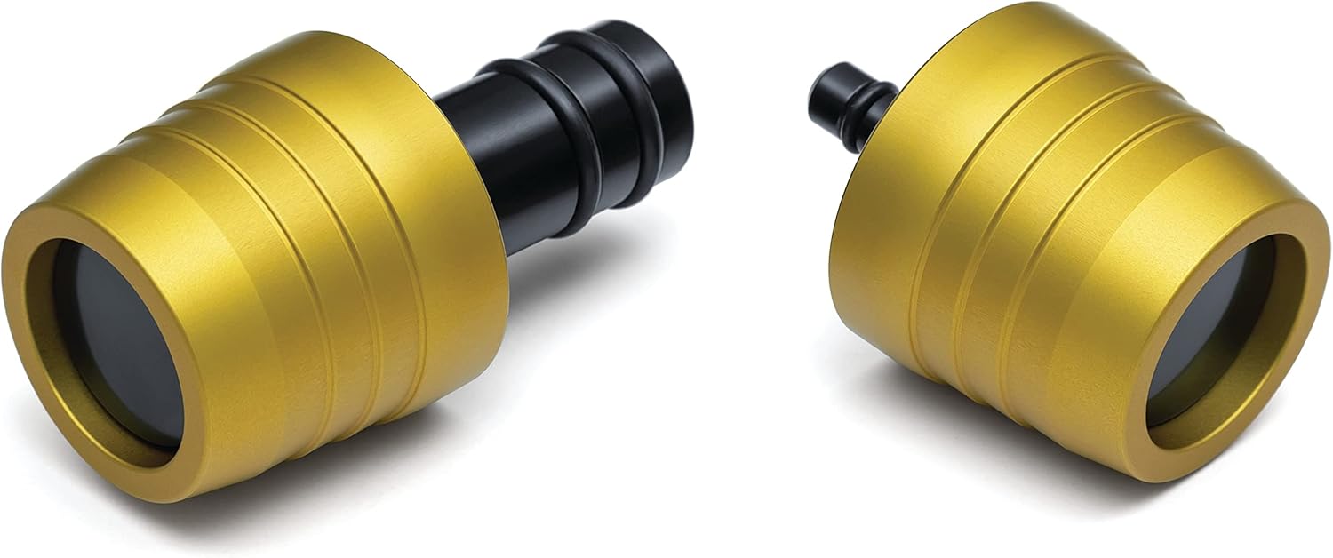 Kuryakyn 3826 Motorcycle Accessory: Lodestar Front Axle Sliders for Africa Twin, Machined from 6061-T6 Aluminum with Silver Anodized Finish, 1 Pair