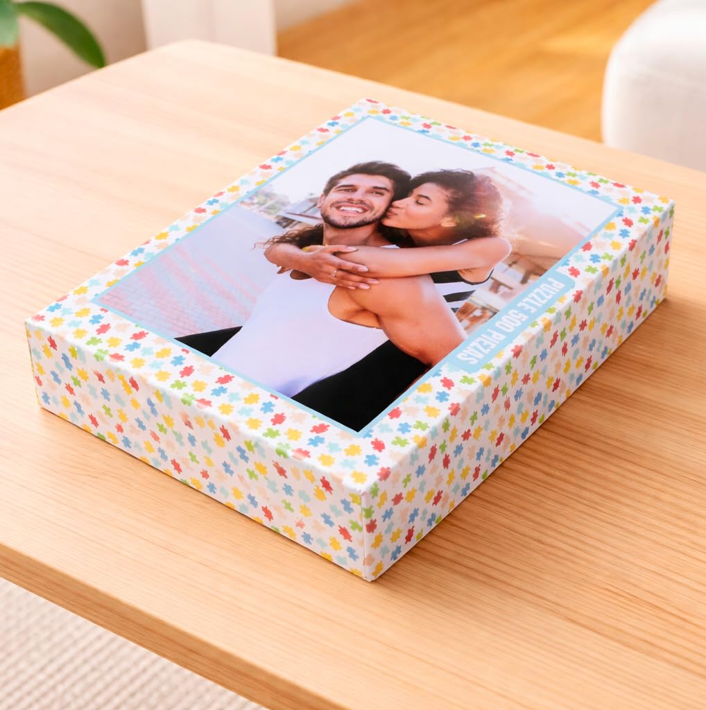 Puzzle Personalizado con Foto y Texto, Regalo Original - 100 Piezas