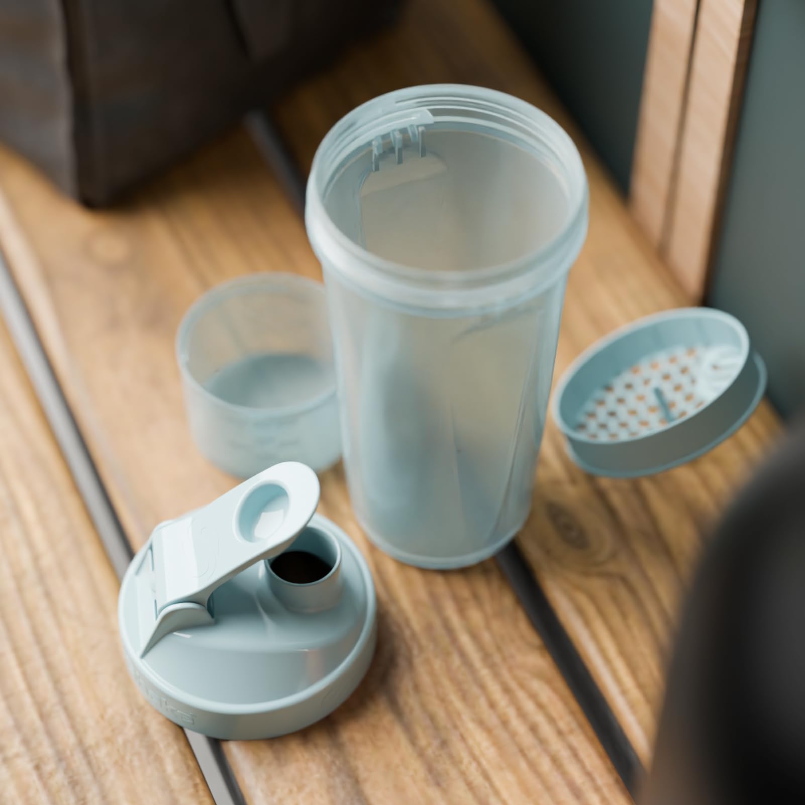 Smartshake Lot de 4-13.5 oz | Shaker à protéines | Shaker pour frullatore | Bouteille shaker de protéines | Récipient de conservation - Multicolore