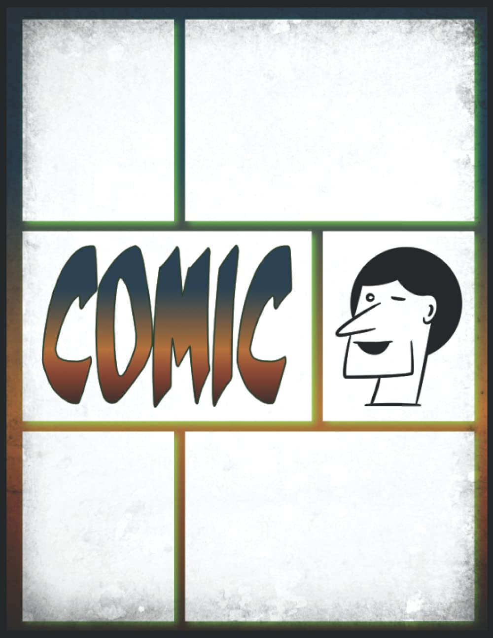 Fumetti vuoti de 100 planches pour dessiner facilement vos propres mangas sans bulles