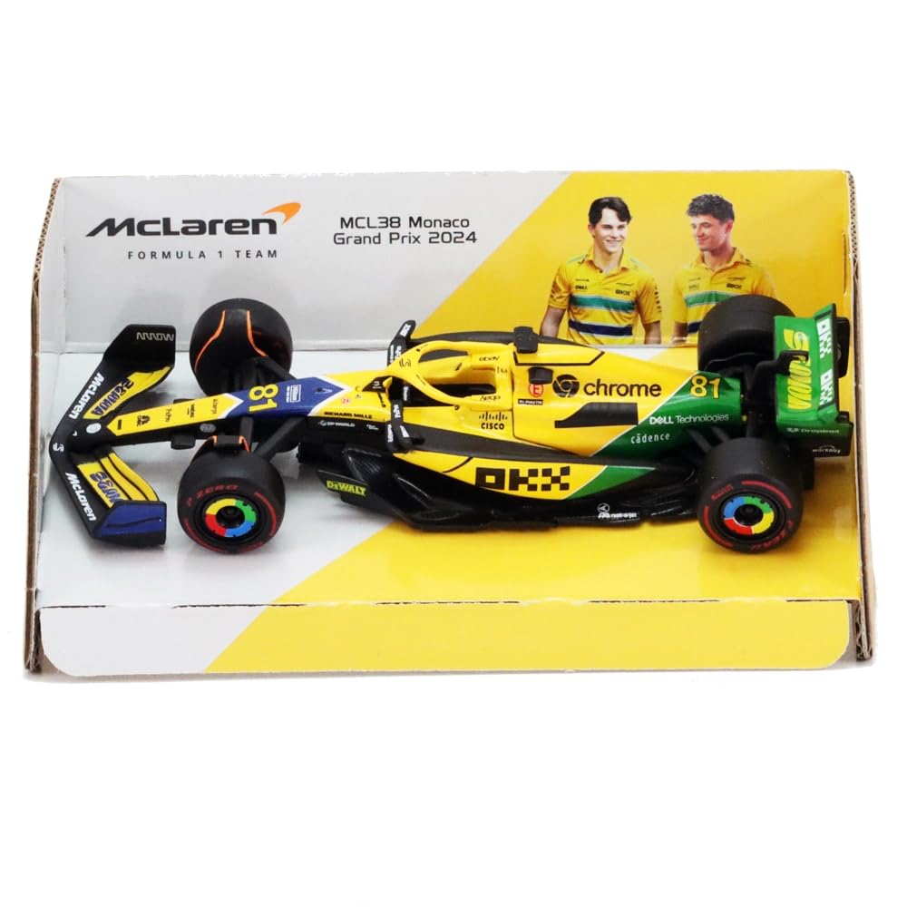 Amazon.co.jp: ブラゴ 1/43 2024 マクラーレン MCL38 モナコGP