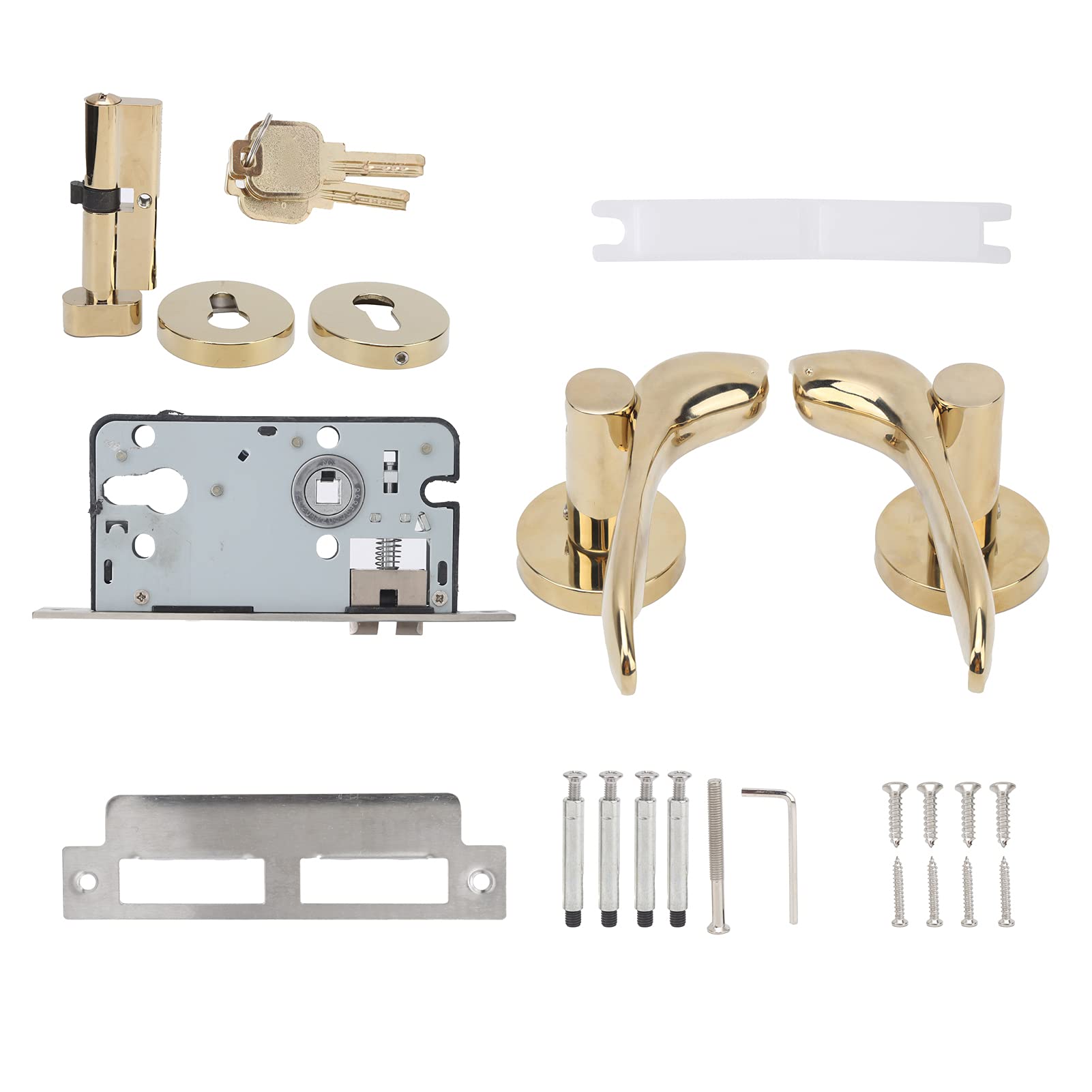 Garosa Serrure de Porte de Chambre Magnétique Silencieuse, Kit de
