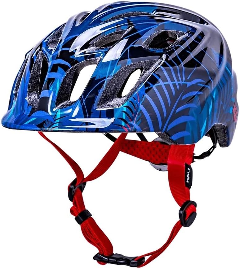 Kali Protectives Chakra Child Bicycle Helmet; Mountain in-Mould Bike Helmet for Child Equipped visor; Dial-Fit; with 21 Vents
